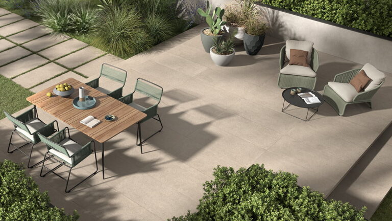 Carrelage extérieur Carrelage ép. 20 mm, Castelvetro  Konkrete, Beige 60 x 120 cm